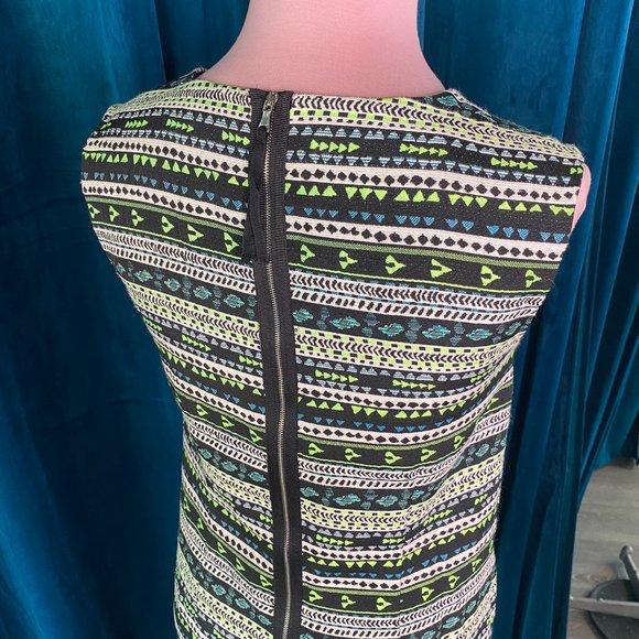 Cynthia Steffe Courtney Sleeveless Shift Dress  Surf Teal - Picture 11 of 12